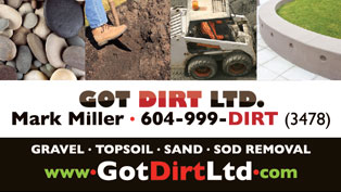 Got Dirt Ltd business card